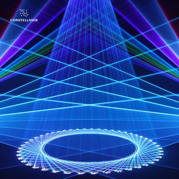 SHEHDS Nuovo Arrivo 6W RGB Animation Laser Light per Matrimoni, DJ, Club, Teatro e Palcoscenico - immagine 5