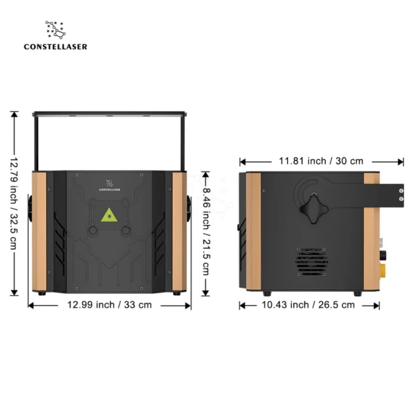 SHEHDS Nuovo Arrivo 6W RGB Animation Laser Light per Matrimoni, DJ, Club, Teatro e Palcoscenico - immagine 2