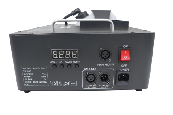 Macchina del Fumo LED RGB 1500W a getto Verticale con telecomando WISDOM - immagine 2
