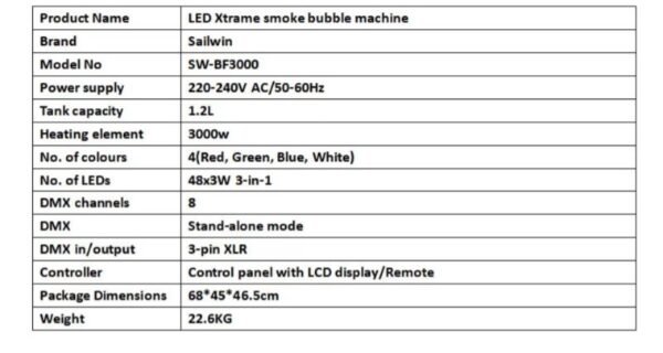 Macchina Fumo Bolle - LED Xtreme - Image 3