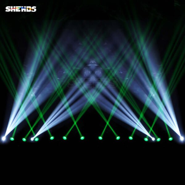 SHEHDS Mini Beam 230W 7R Button Version - Testa Mobile Super Beam Professionale - immagine 5