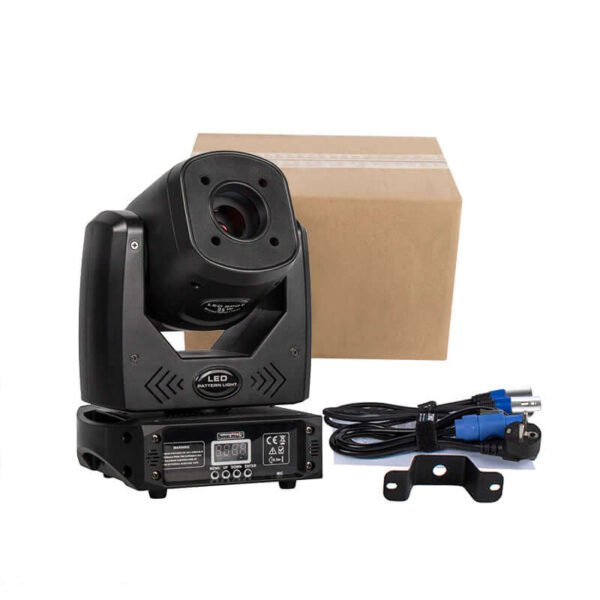 SHEHDS Testa Mobile LED 80W con 3 Prismi Rotativi - Spot Moving Head Compatta - immagine 4