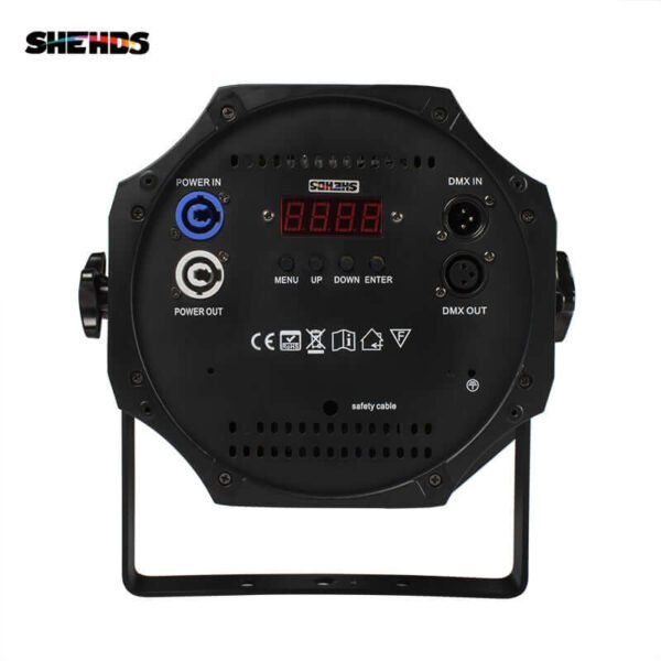 SHEHDS Par LED COB 200W Bianco Caldo/Freddo con Zoom e Barn Doors - immagine 2