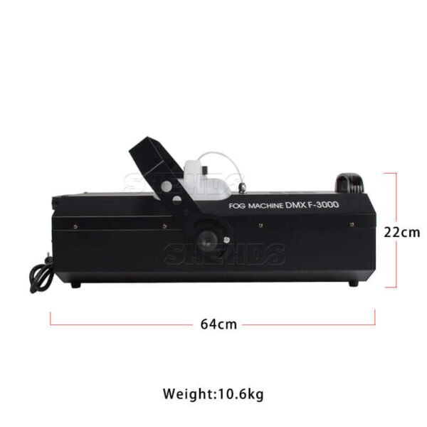 SHEHDS Macchina del Fumo 3000W DMX512 Wireless Remote - Fog Machine Professionale - immagine 4