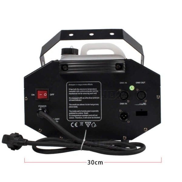 SHEHDS Macchina del Fumo 3000W DMX512 Wireless Remote - Fog Machine Professionale - immagine 3