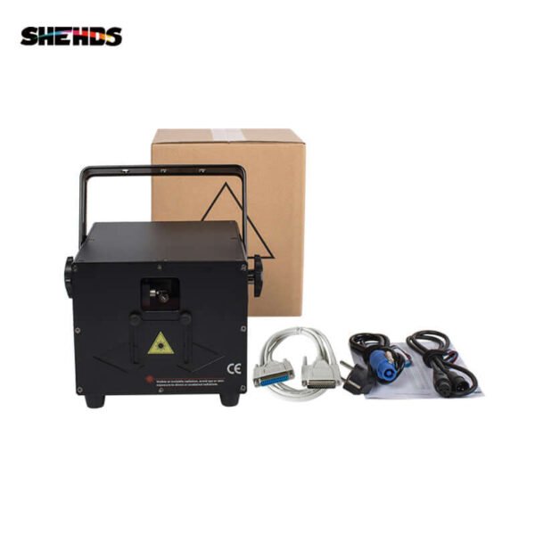 SHEHDS Laser Scanner RGB 3000mW 3D Effect - Proiettore Laser Professionale - Image 5