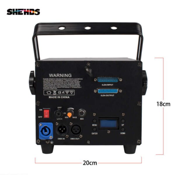 SHEHDS Laser Scanner RGB 3000mW 3D Effect - Proiettore Laser Professionale - Image 7