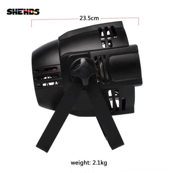 SHEHDS Par COB LED 200W Teatro Bianco Caldo/Freddo con Barn Doors - immagine 3