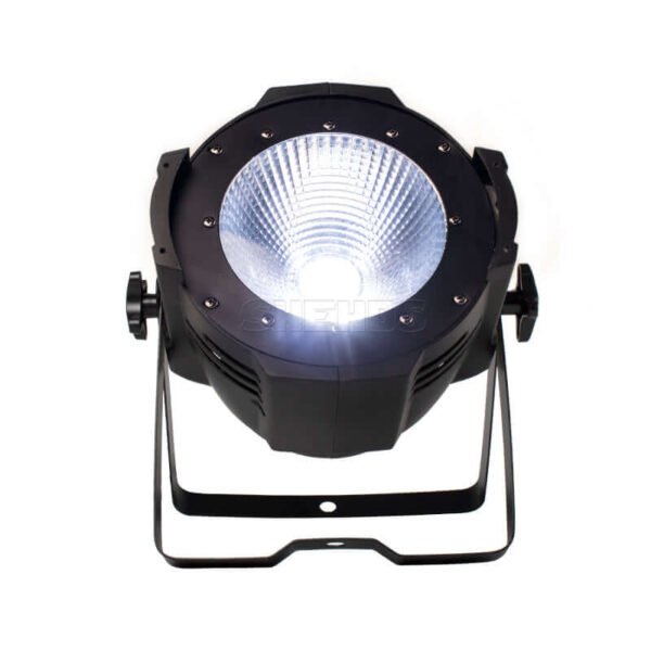SHEHDS Par COB LED 200W Teatro Bianco Caldo/Freddo con Barn Doors