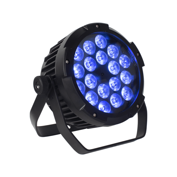 SHEHDS Par LED 18x18W RGBWA+UV IP65 Impermeabile - Outdoor Stage Lighting