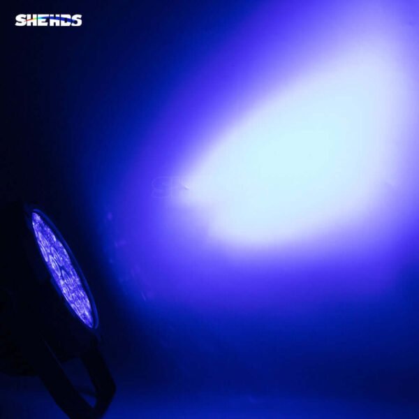 SHEHDS Par LED 18x18W RGBWA+UV IP65 Impermeabile - Outdoor Stage Lighting - immagine 5
