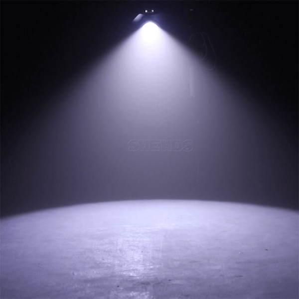 SHEHDS Par LED COB 200W Bianco Caldo/Freddo con Zoom e Barn Doors - immagine 5